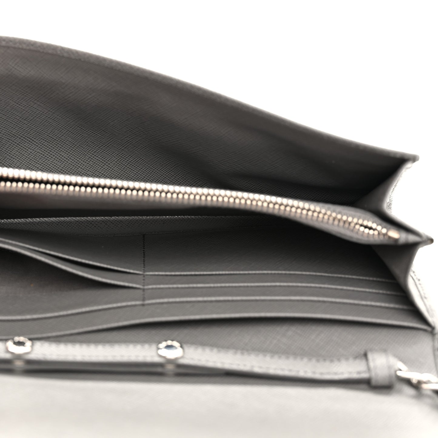 Saffiano Metal Oro Chain Wallet Marmo