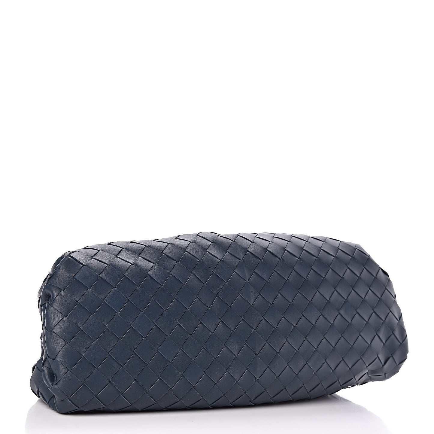 Nappa Maxi Intrecciato The Pouch Oversized Clutch Deep Blue