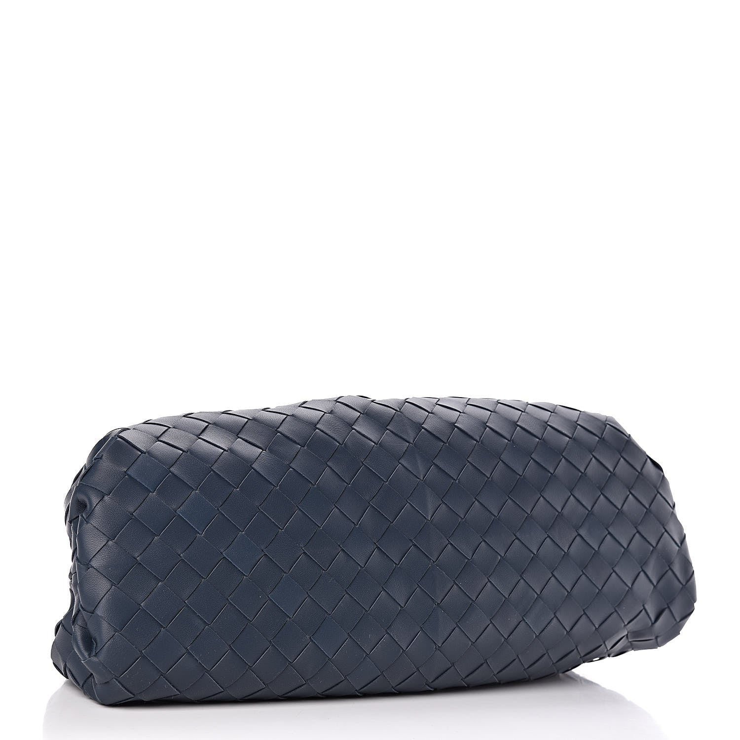 Bottega Veneta Nappa Maxi Intrecciato The Pouch Oversized Clutch Deep Blue 4 of 10