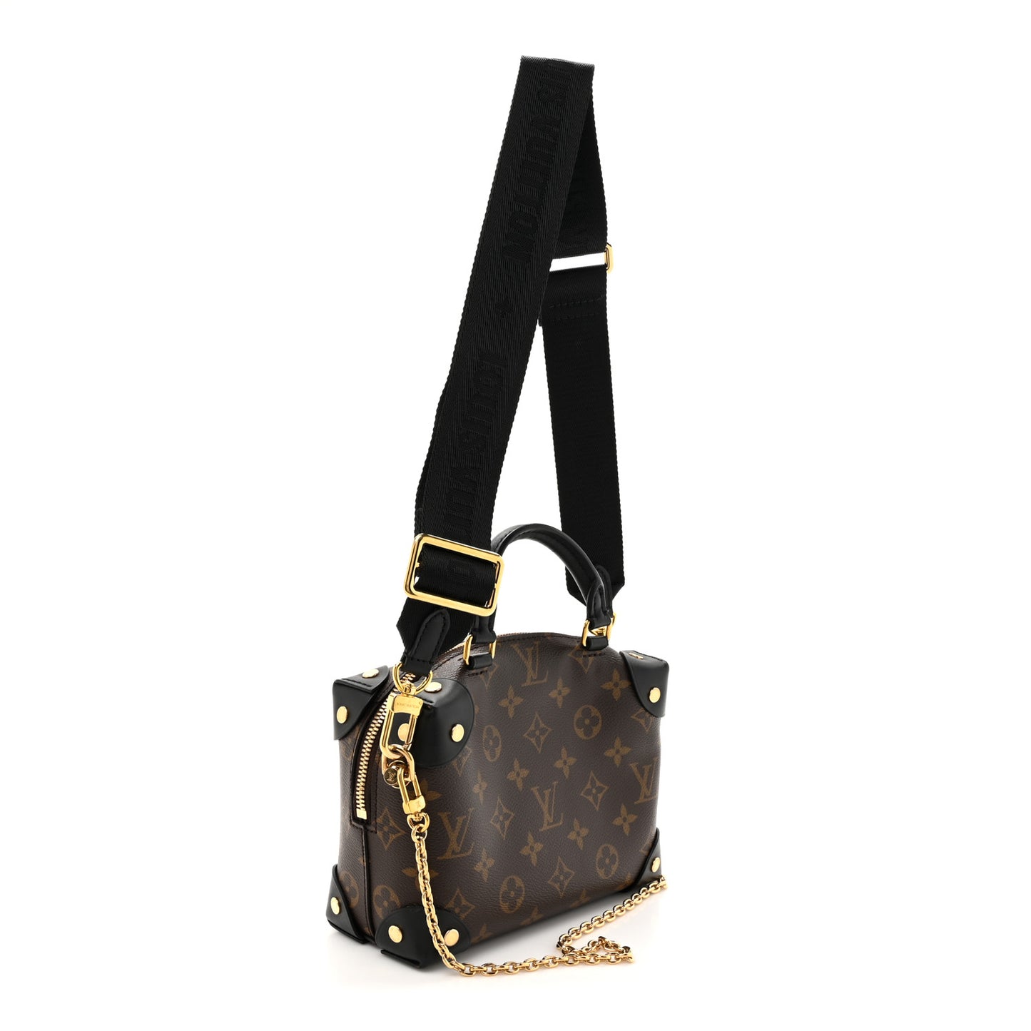 Monogram Petite Malle Souple Black