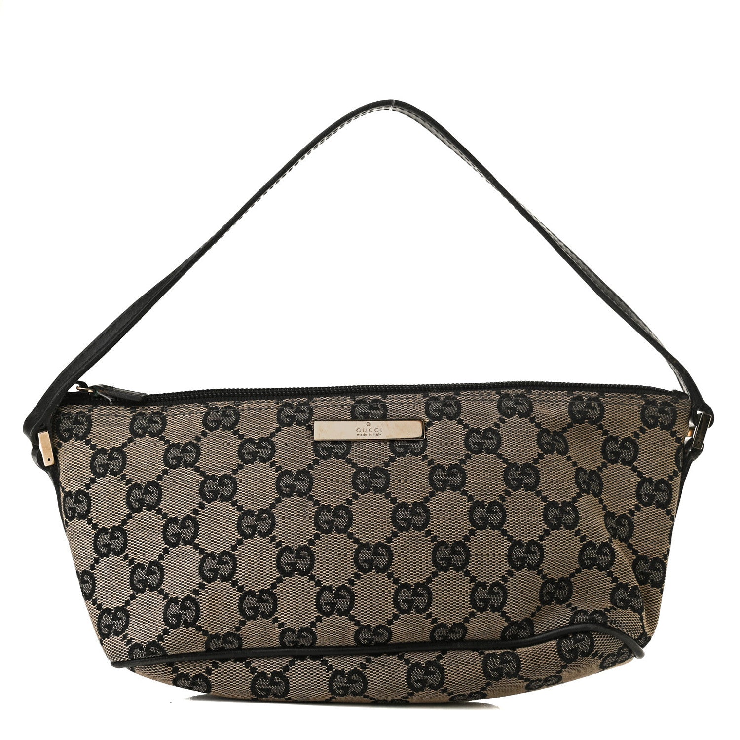 Gucci Monogram Boat Pochette Black 1 of 19