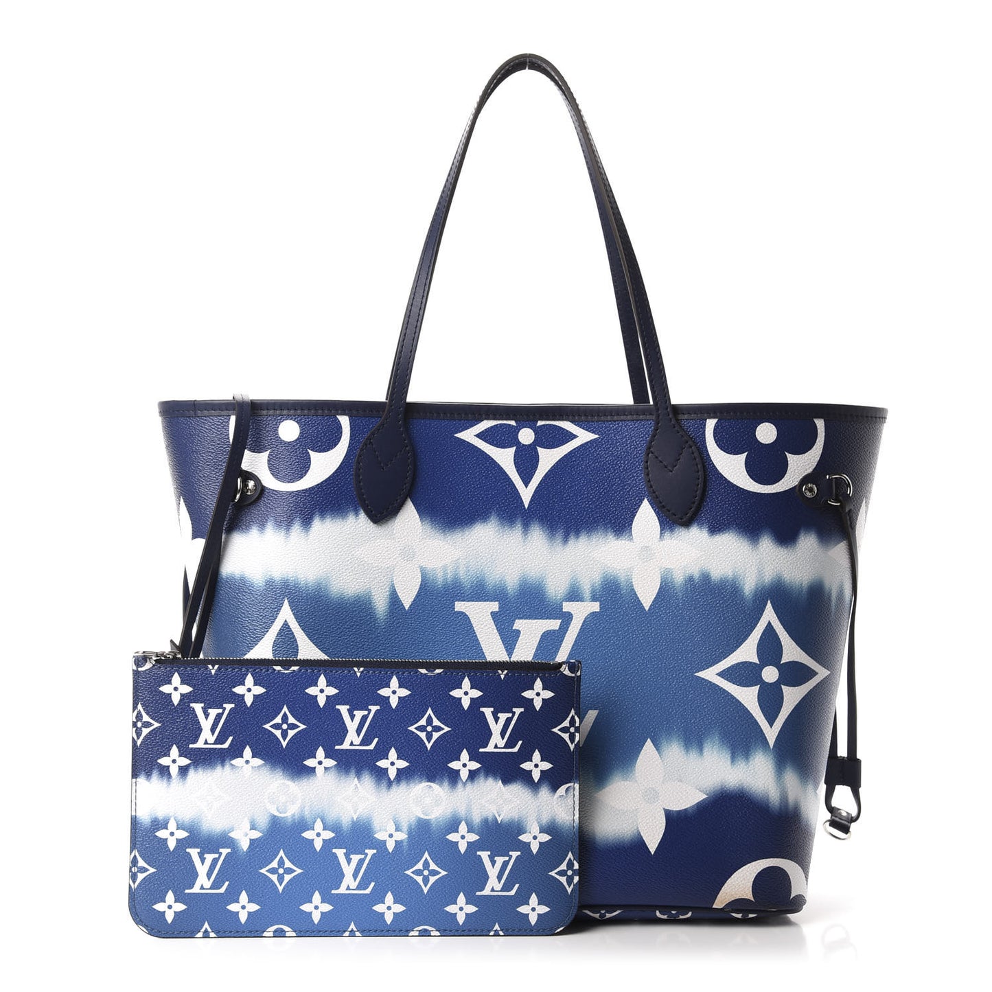 Monogram Escale Neverfull MM Blue