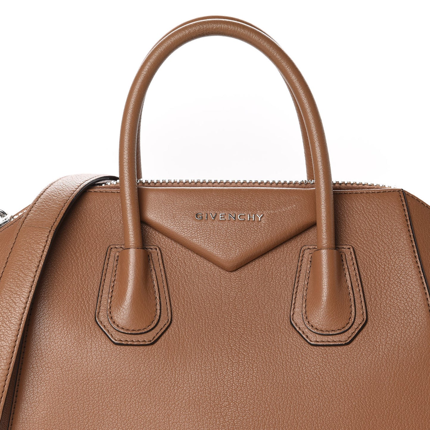 Sugar Goatskin Small Antigona Caramel