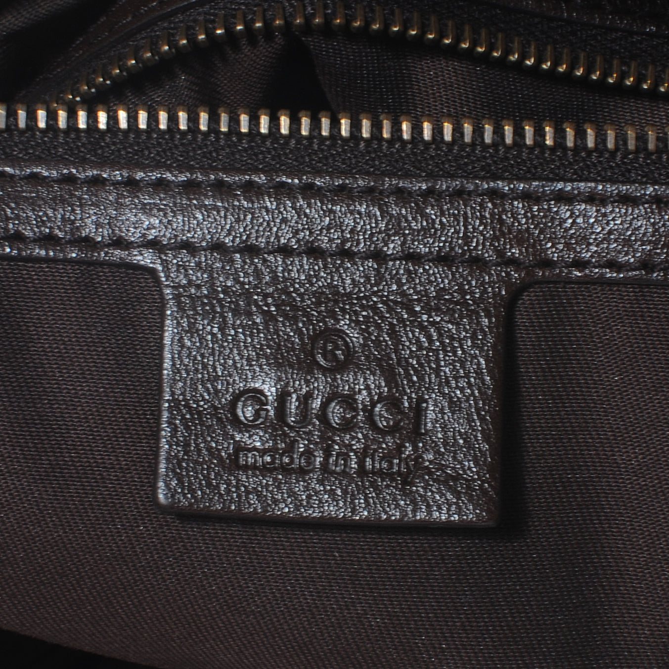 Gucci Monogram Interlocking G Tote Dark Brown 6 of 7