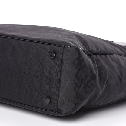 Chanel Nylon Large Travel Tote Black 9 of 14