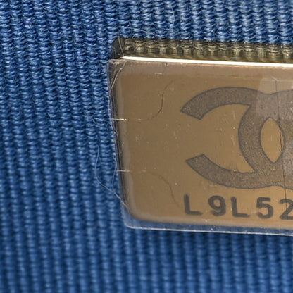 Chanel Denim Quilted Chanel 19 Wallet On Chain WOC Blue 8 of 10