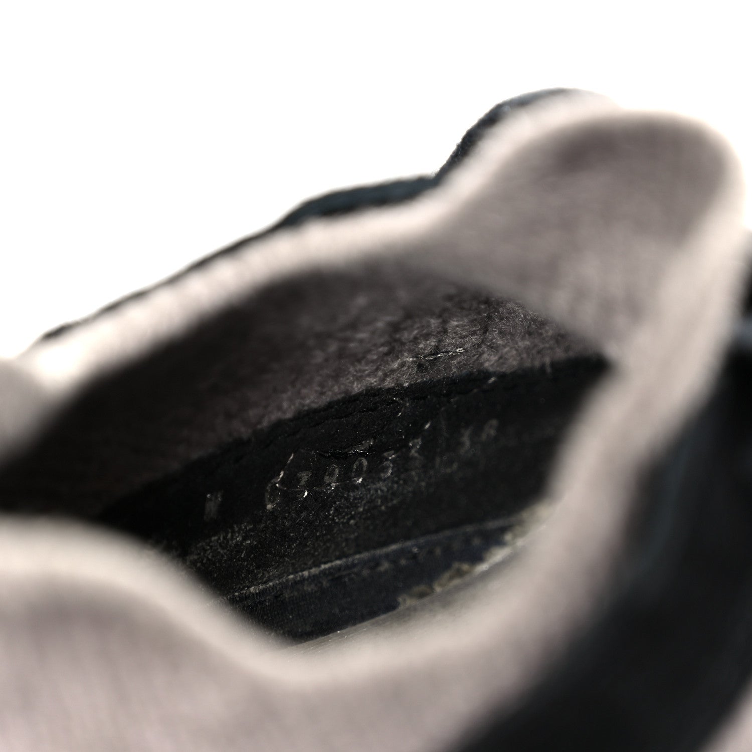Chanel Fabric Suede Calfskin CC Sneakers 38 Gray Black 9 of 10