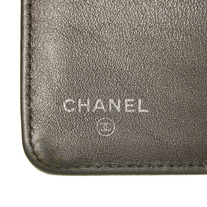 Chanel Caviar Timeless CC Zipped Pocket Wallet Silver 6 of 8
