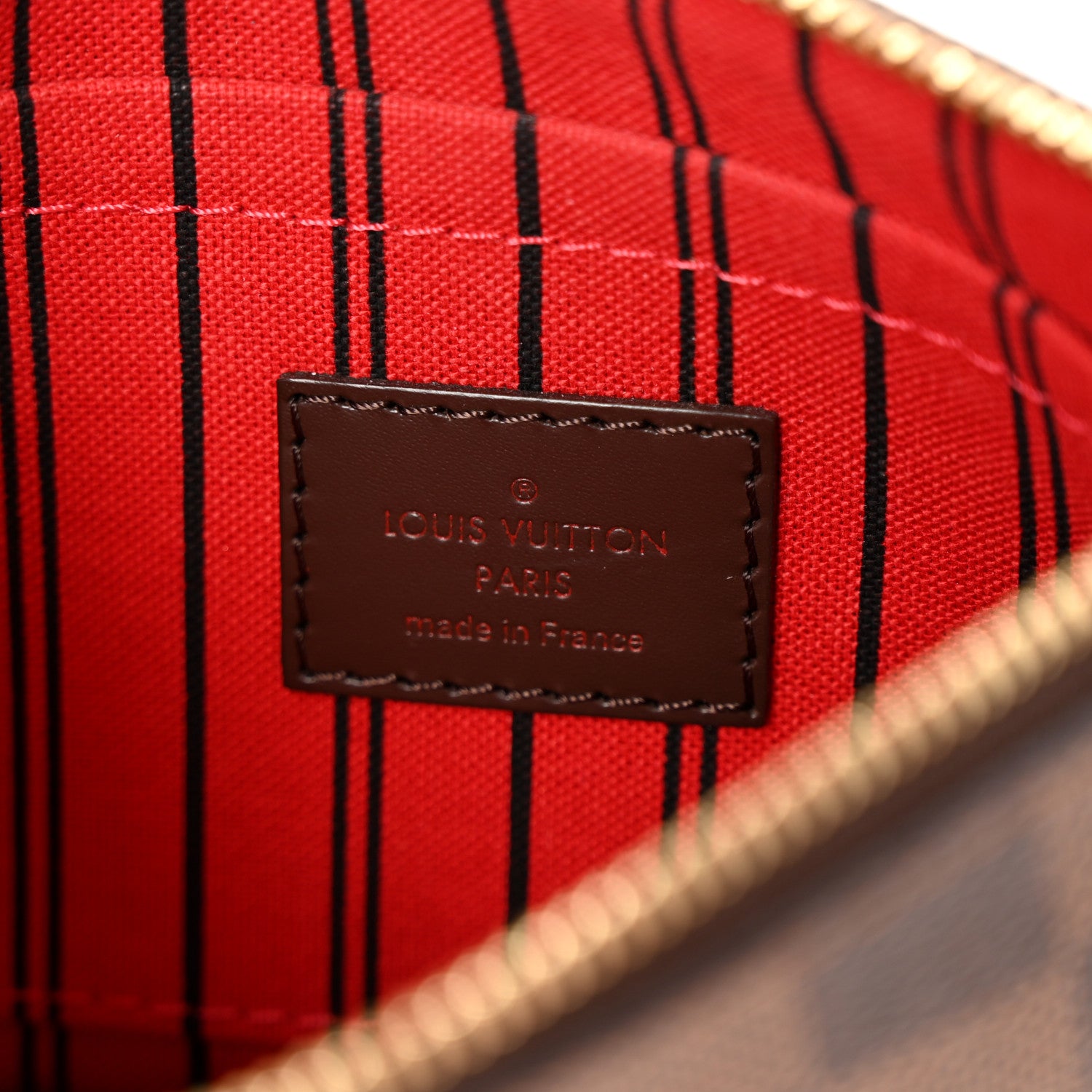Louis Vuitton Damier Ebene Neverfull PM Pochette 6 of 9