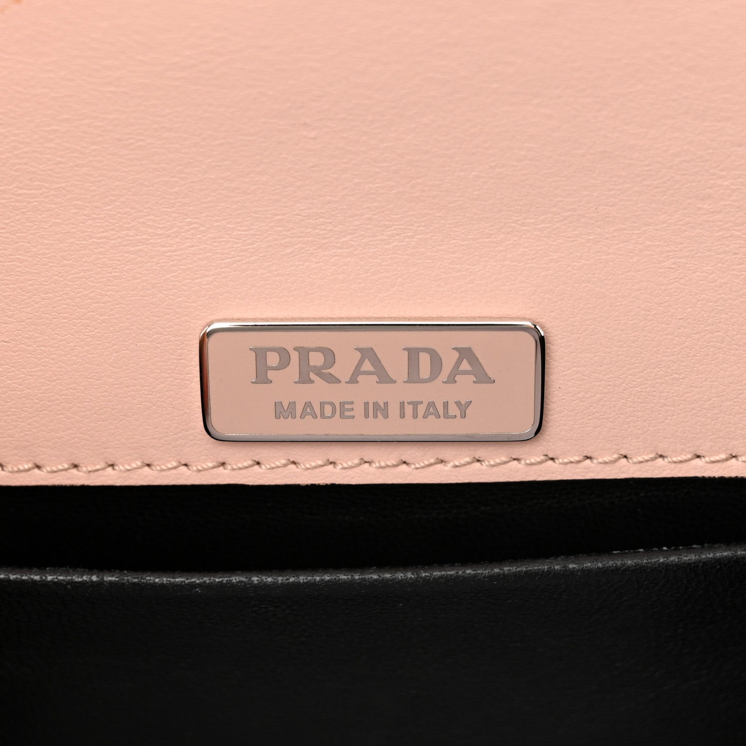 Prada Spazzolato Soft Calf Cahier Chain Wristlet Clutch Pesca 6 of 15