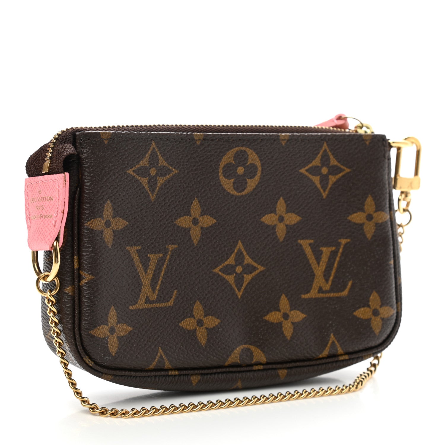 Louis Vuitton Monogram Illustre Mini Pochette Accessories Rose 3 of 7