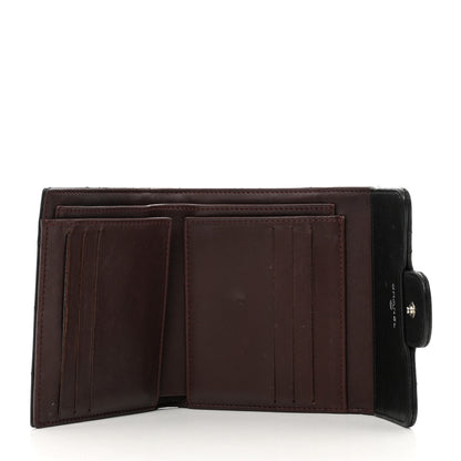 Chanel Lambskin Quilted Small Compact Wallet Black 5 of 9
