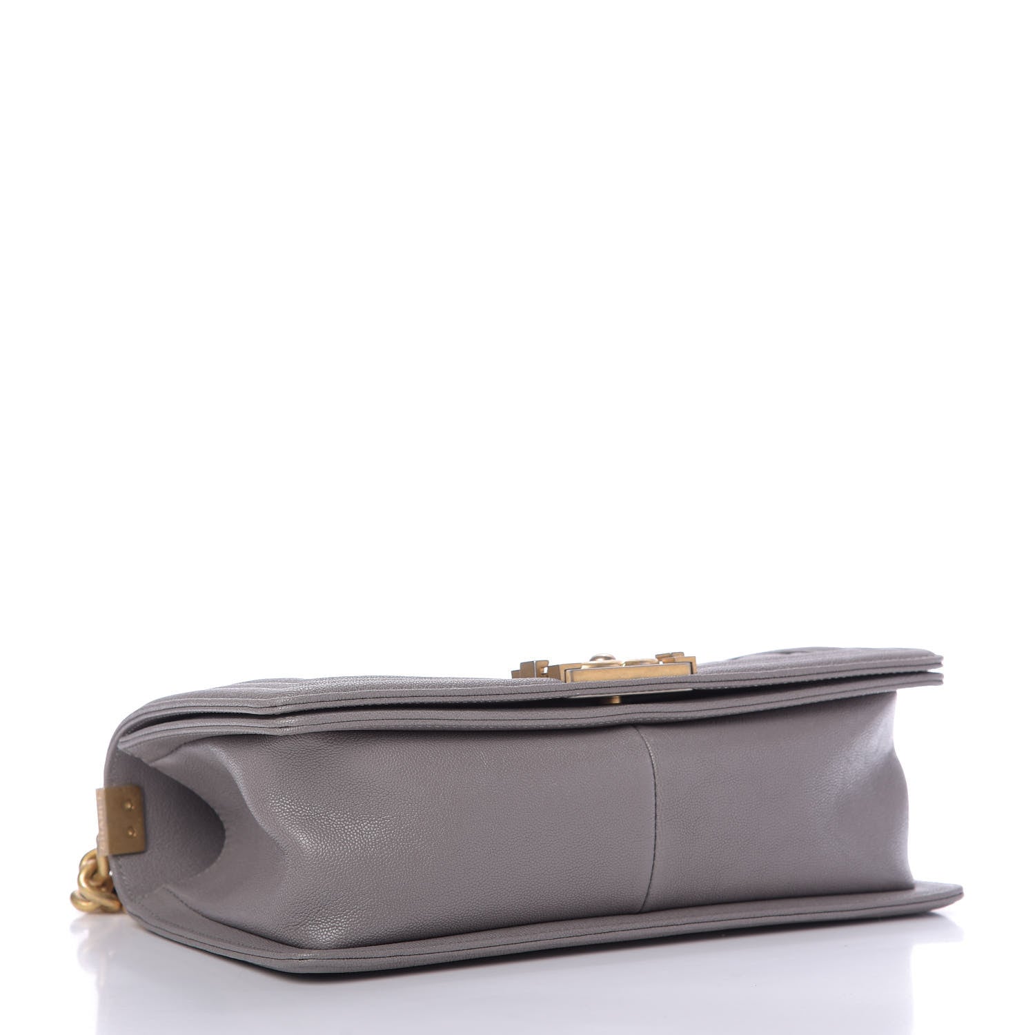 Chanel Caviar Quilted Medium Boy Flap Grey 4 of 10