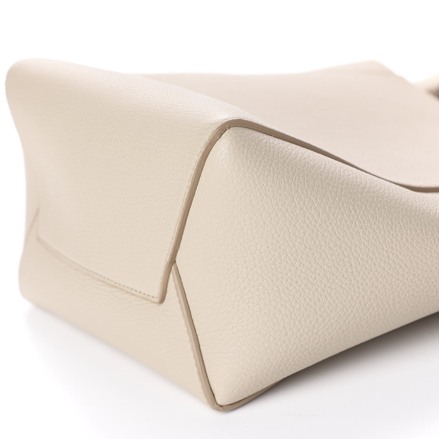 Celine Soft Grained Calfskin Small Sangle Bucket Bag Light Taupe 7 of 9