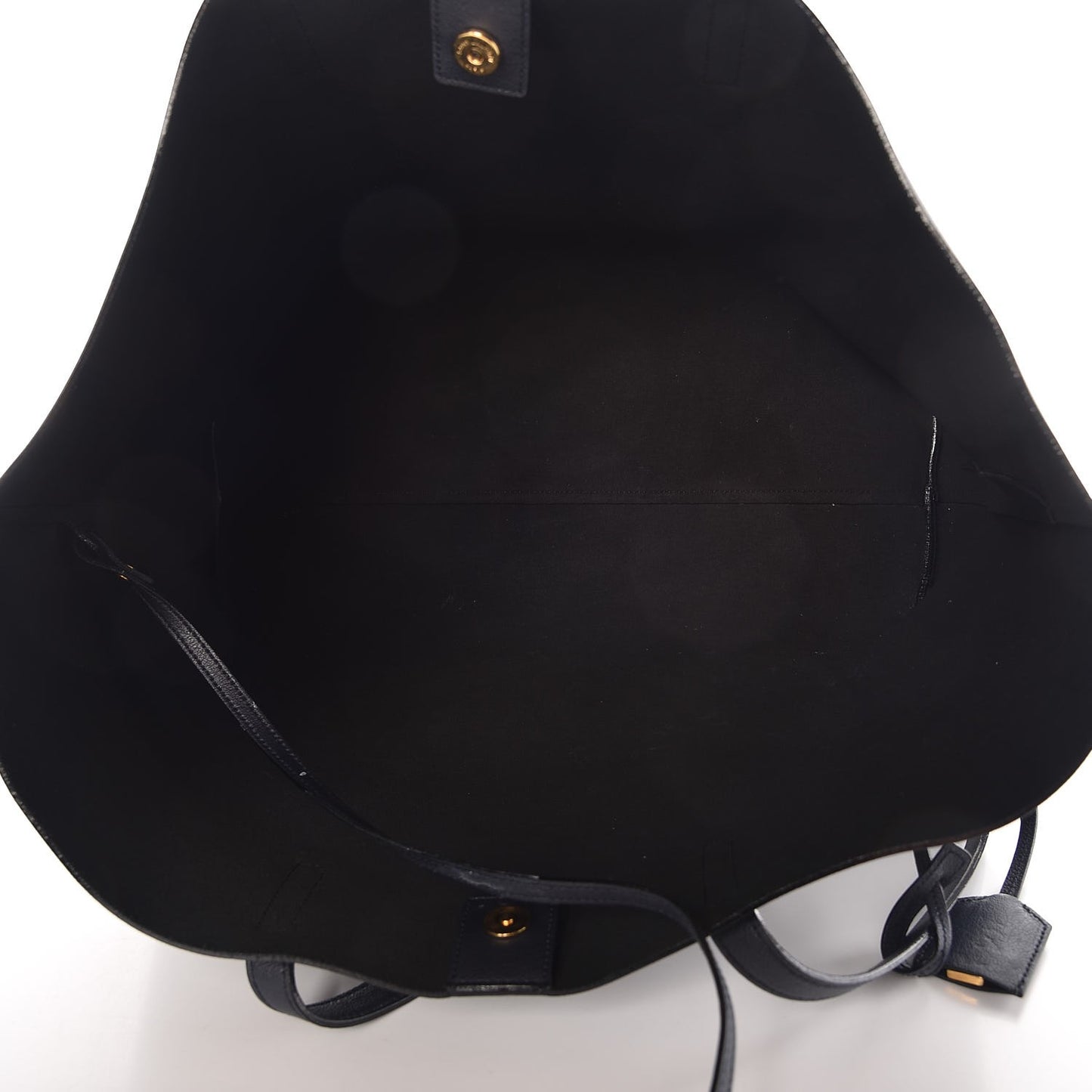 Calfskin Large Shopping Tote Deep Marine