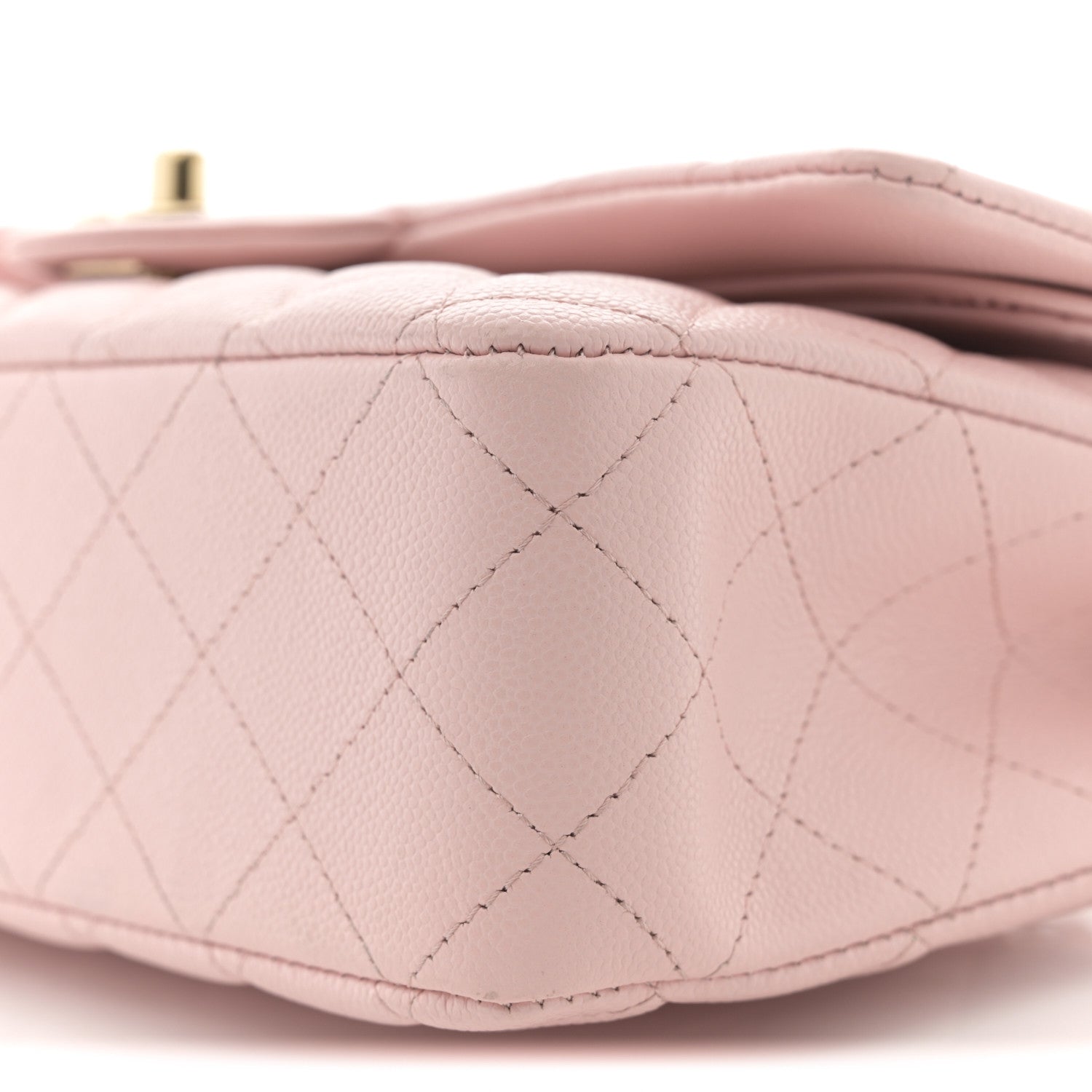 Chanel Caviar Quilted Medium Double Flap Light Pink 10 of 13