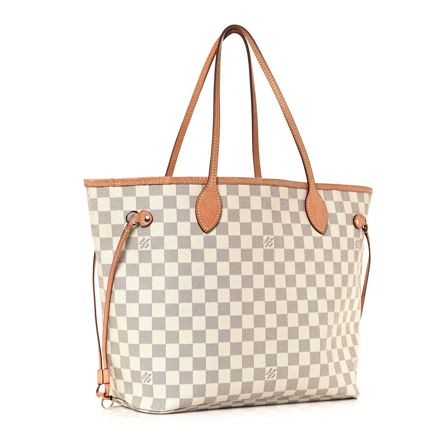 Louis Vuitton Damier Azur Neo Neverfull MM Rose Ballerine 4 of 18