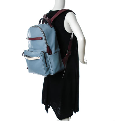 Valentino Garavani Calfskin Rockstud Backpack Blue 2 of 6