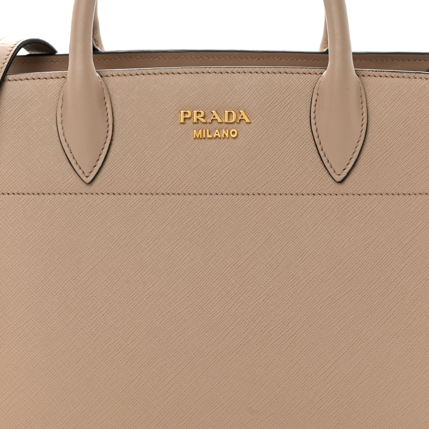 Prada Saffiano City Calfskin Medium Bibliothèque Top Handle Cammeo 8 of 15