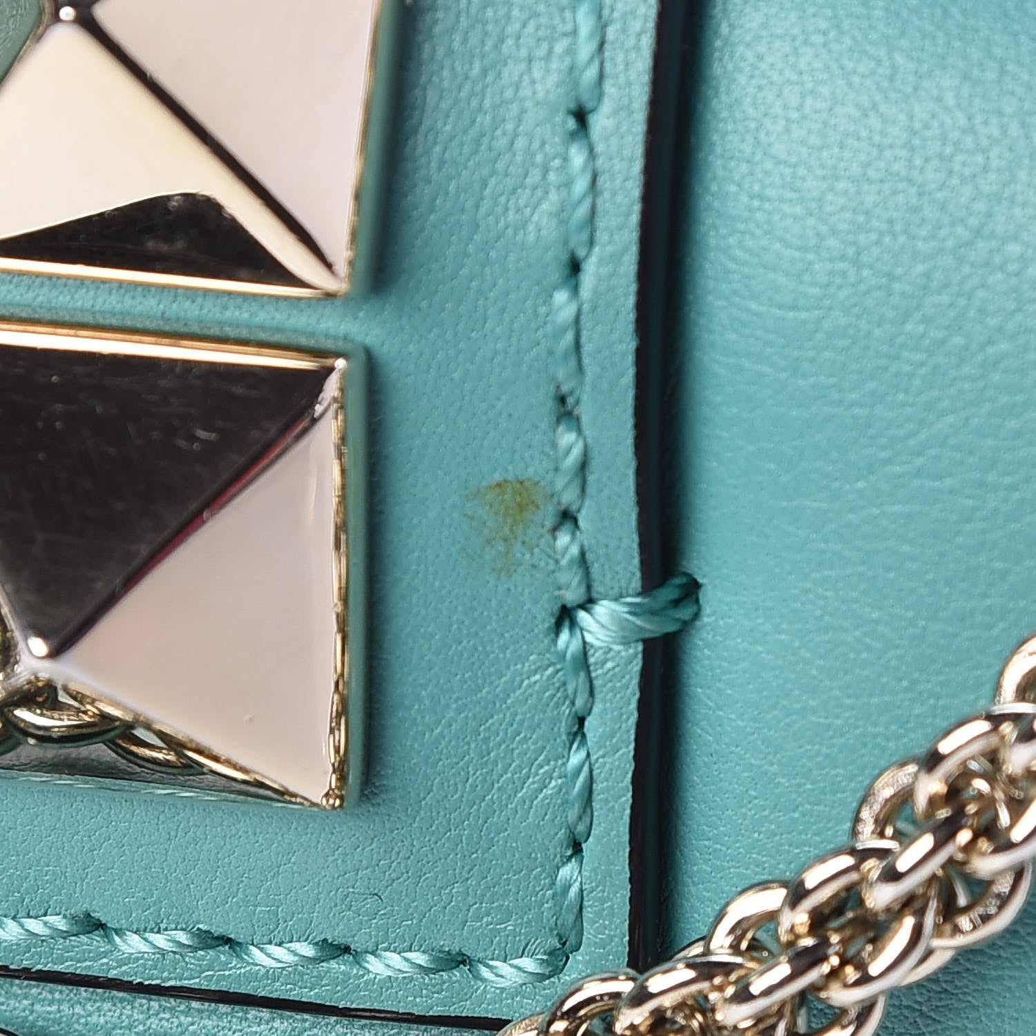 Valentino Garavani Vitello Small Glam Lock Rockstud Flap Colibri 10 of 10