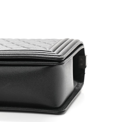 Chanel Caviar Quilted New Medium Boy Flap Black 10 of 11
