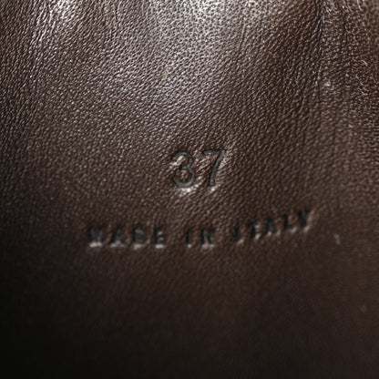 Bottega Veneta Calfskin The Tire Chelsea Boots 37 Black Yellow 9 of 11