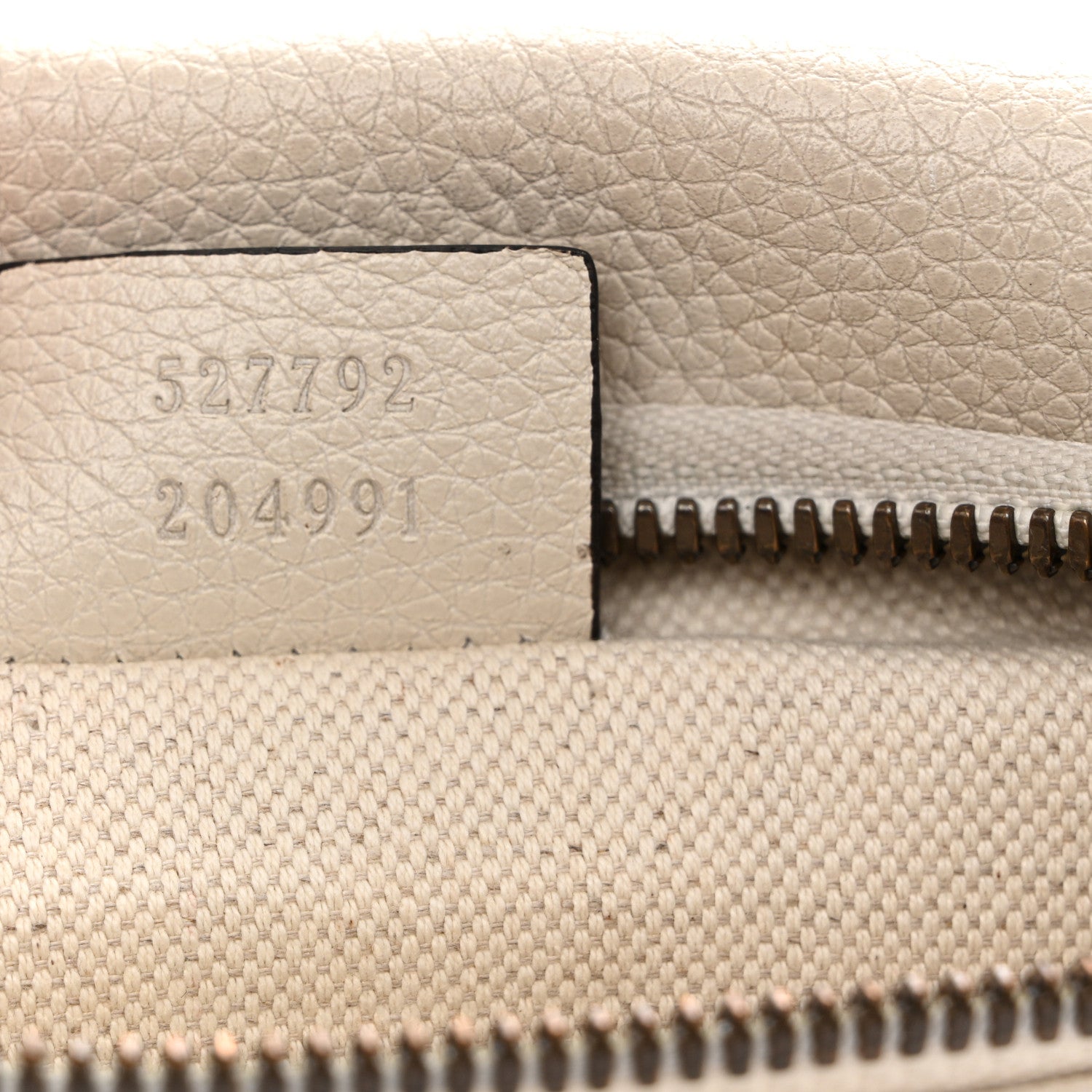 Gucci Grained Calfskin Small Logo Belt Bag White 7 of 10