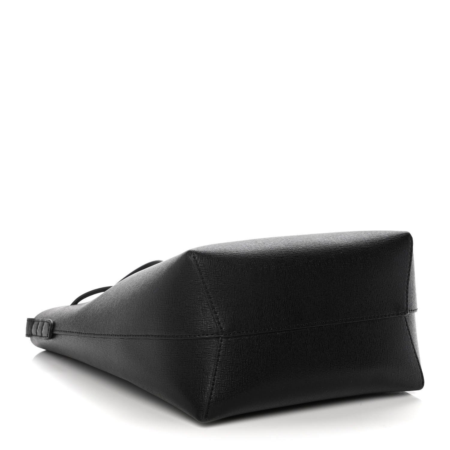 Mansur Gavriel Saffiano Bucket Bag Black Flamma 4 of 11