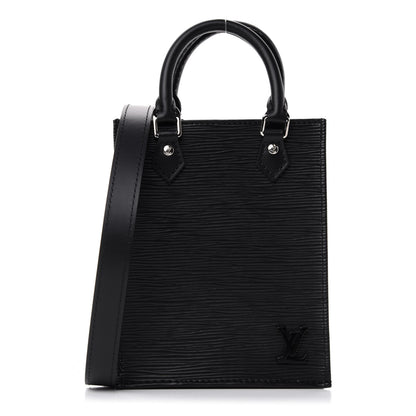 Louis Vuitton Epi Petit Sac Plat Black 1 of 10