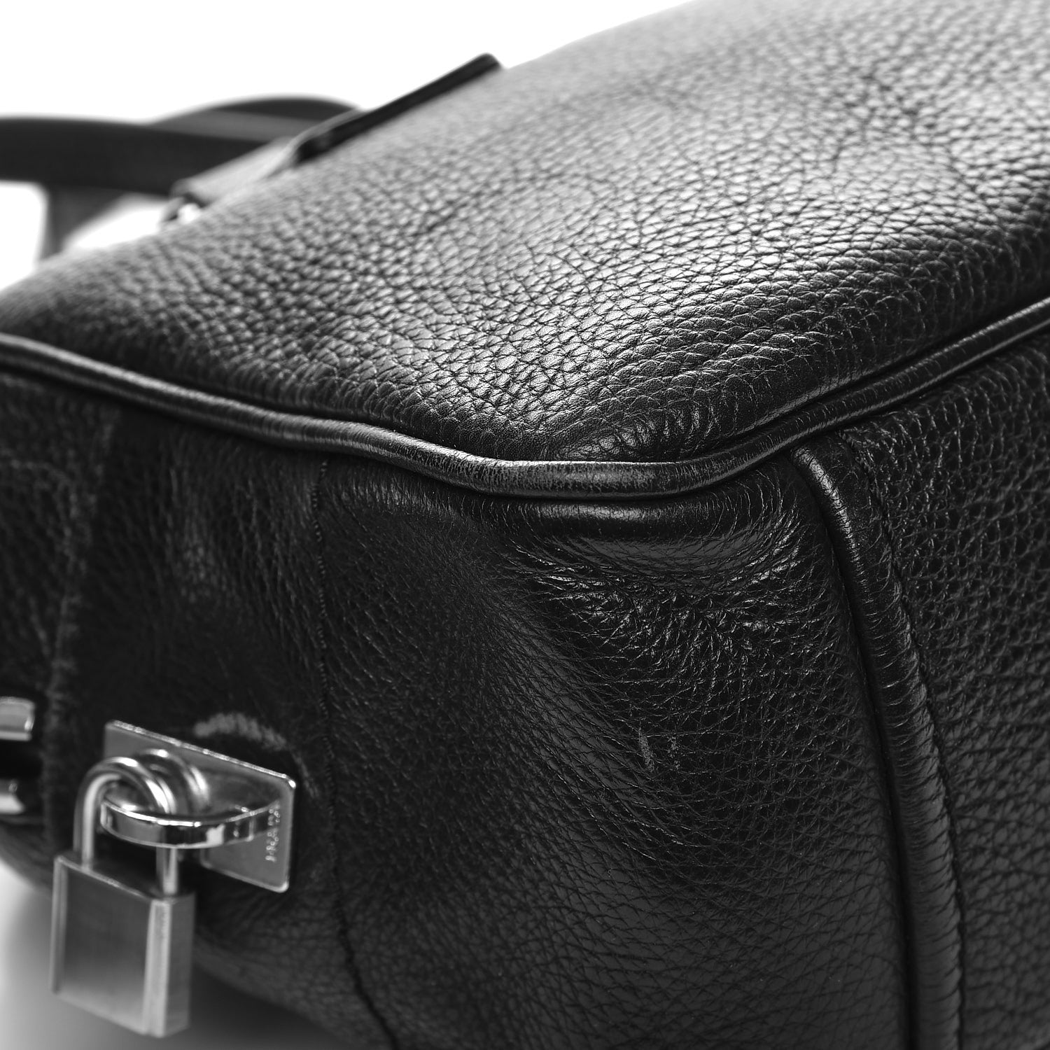 Prada Vitello Daino Tote Nero Black 17 of 18