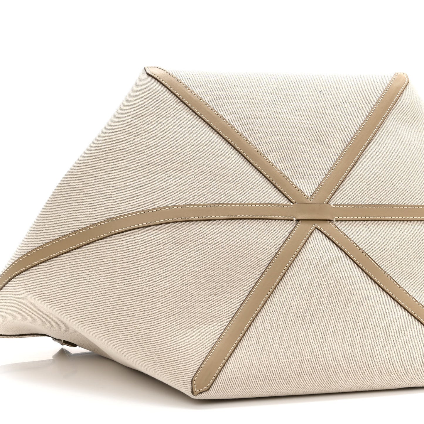 Cotton Canvas Mini Logo Horseferry Tote Bag Off White