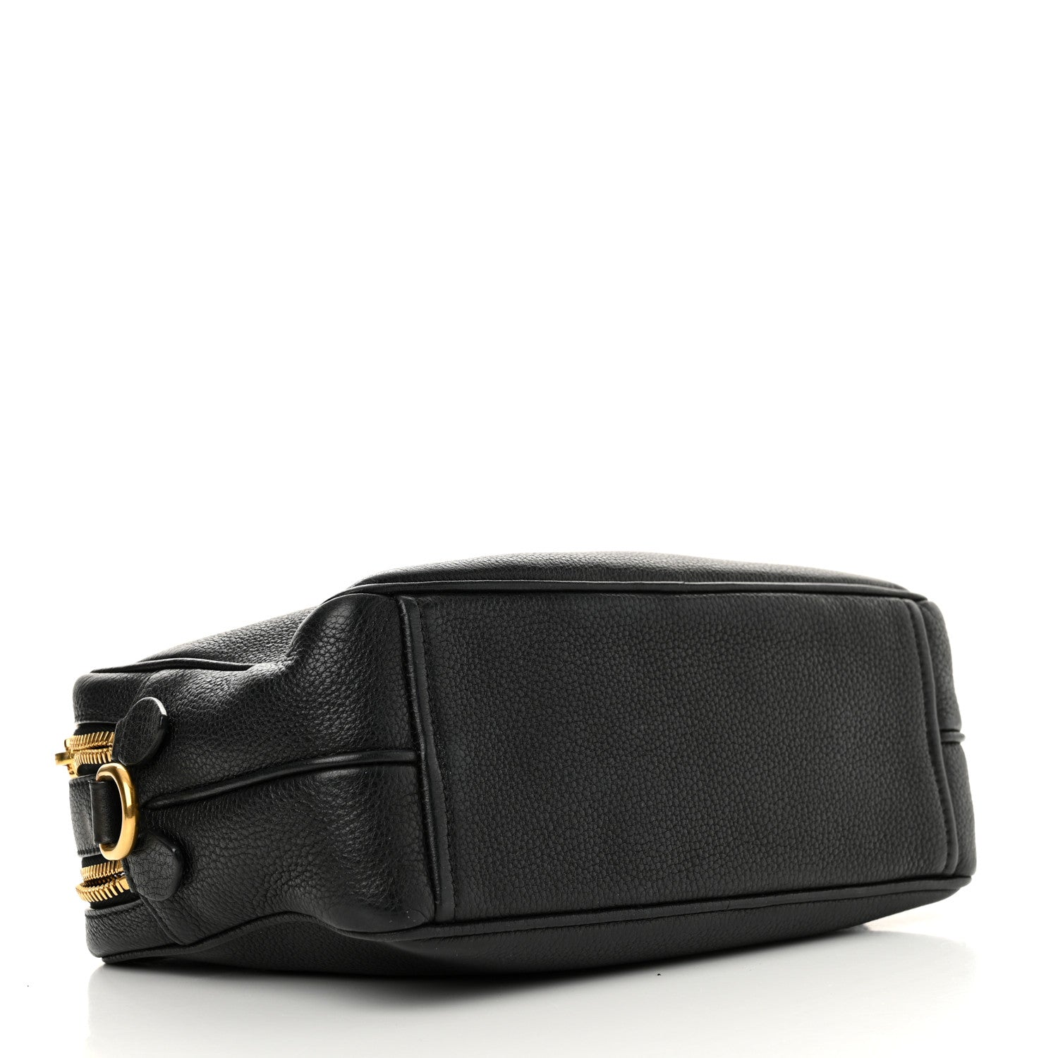 Prada Vitello Daino Medium Double Zip Shoulder Bag Black 4 of 12