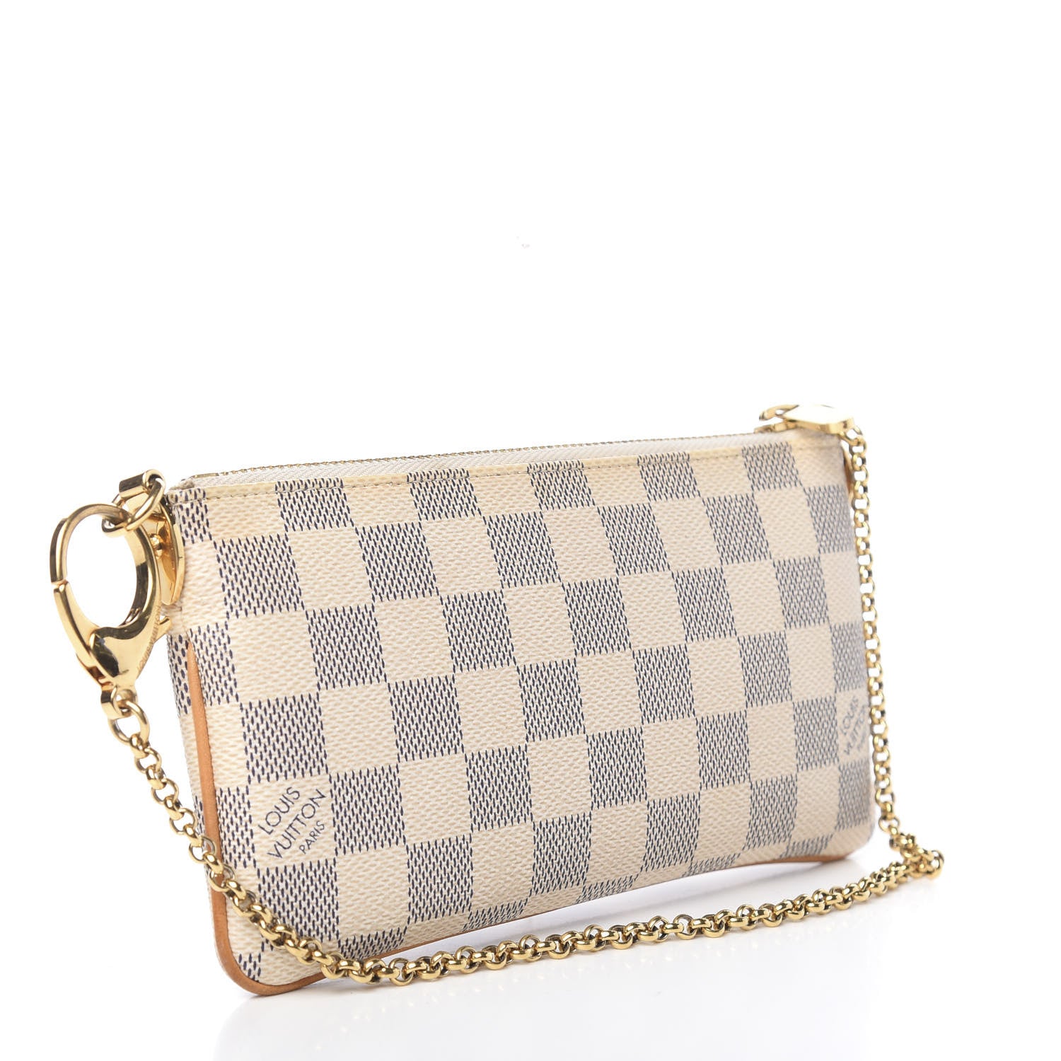 Louis Vuitton Damier Azur Pochette Milla MM 3 of 10