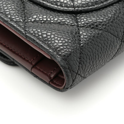 Chanel Caviar Quilted Large Flap Wallet Black 12 of 17