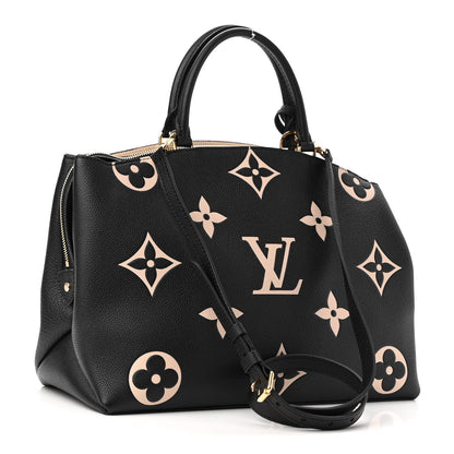 Louis Vuitton Empreinte Monogram Giant Grand Palais Black Beige 3 of 9