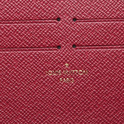 Louis Vuitton Calfskin Felicie Card Holder Insert Fuchsia 7 of 8