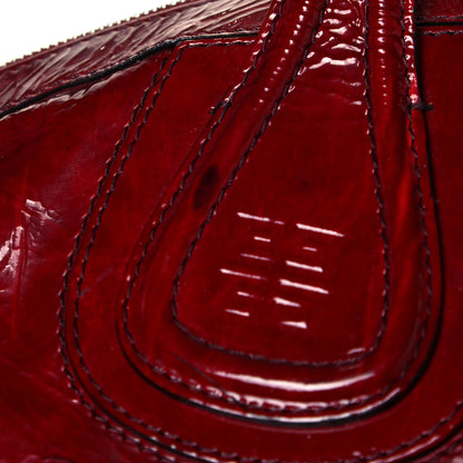 Givenchy Crinkled Patent Calfskin Medium Nightingale Red 21 of 21