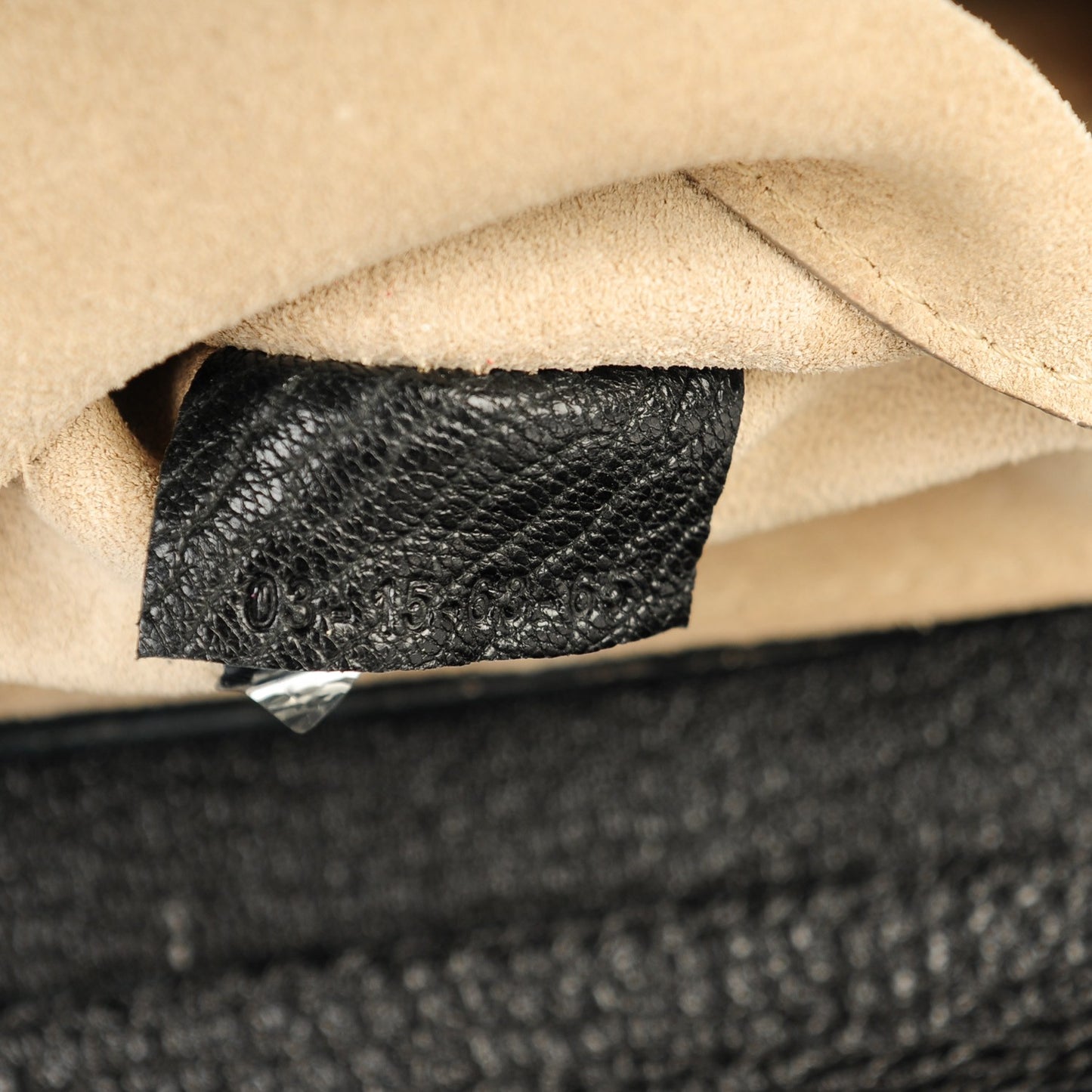 Grained Lambskin Medium Drew Shoulder Bag Black