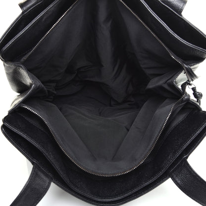 Chanel Caviar CC Tote Black 5 of 10