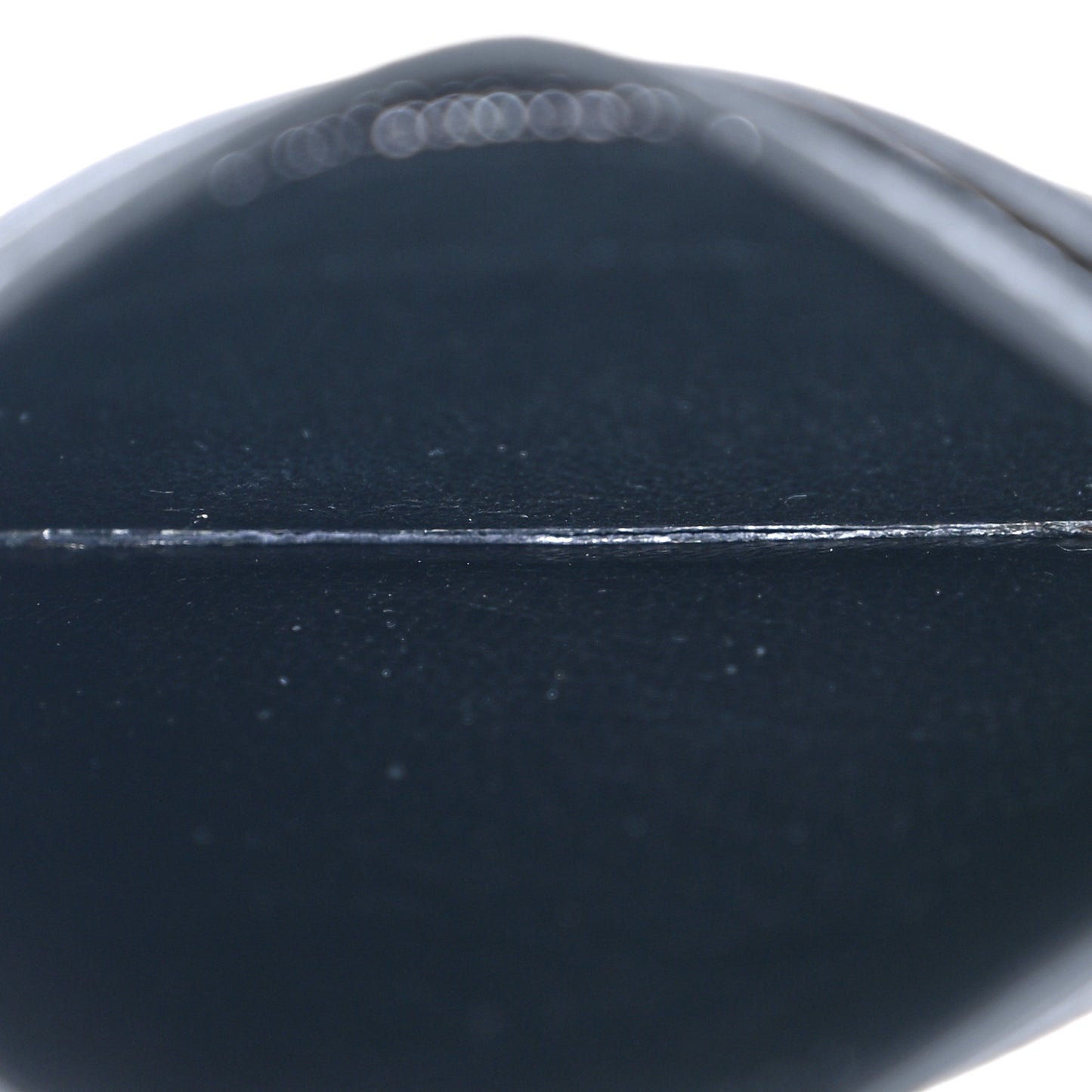 Grain De Poudre Matelasse Chevron Monogram Credit Card Case Black