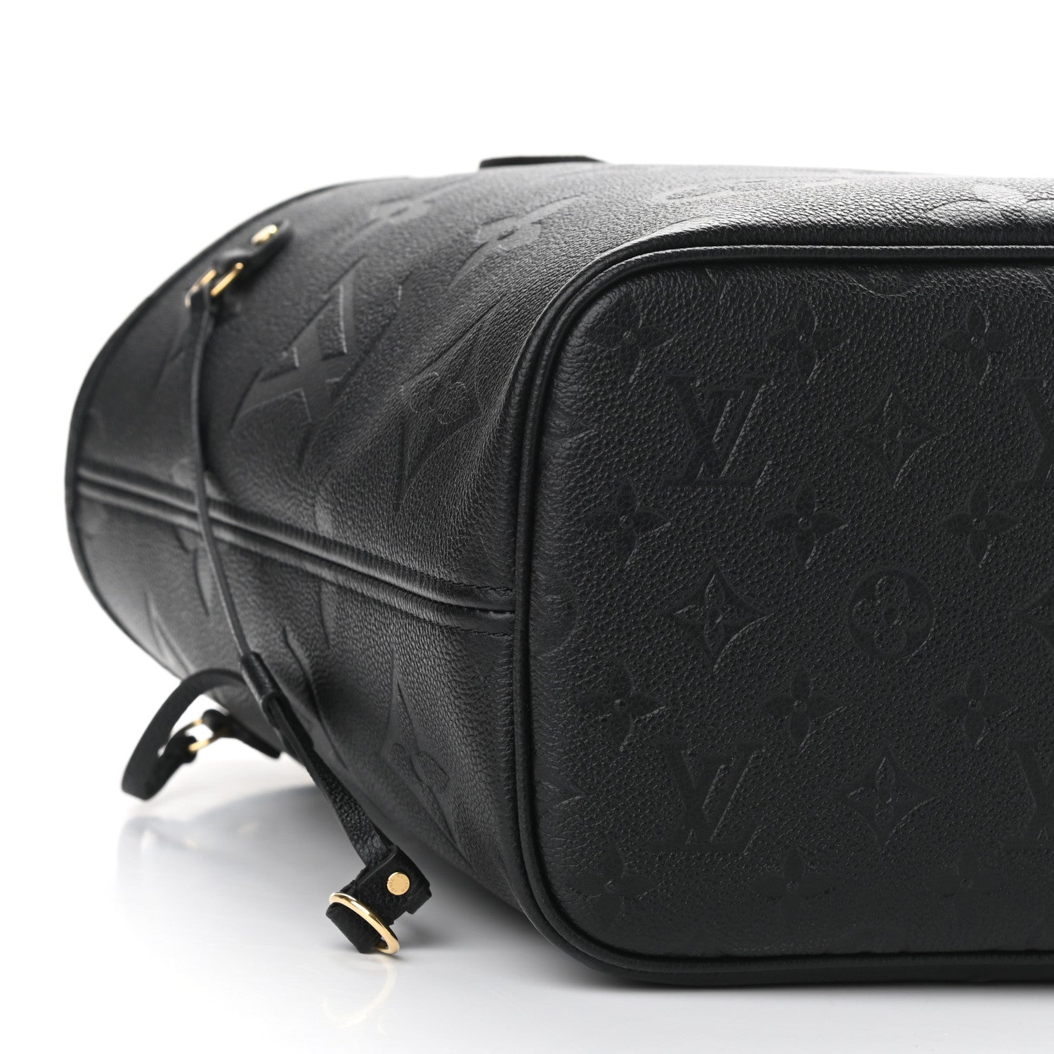 Louis Vuitton Empreinte Monogram Giant Neverfull MM Black 9 of 10
