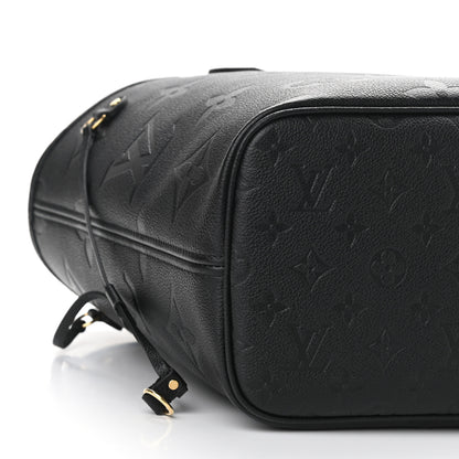 Louis Vuitton Empreinte Monogram Giant Neverfull MM Black 9 of 10