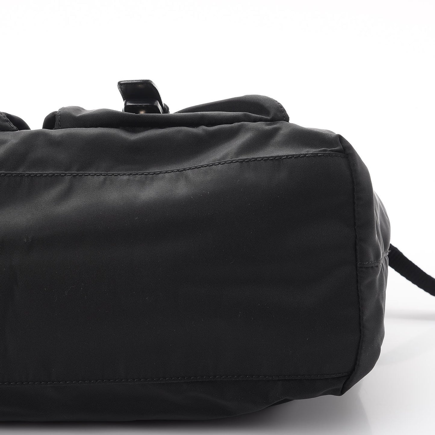 Nylon Vela Shopping Tote Black