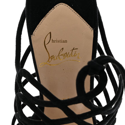 Christian Louboutin Veau Velours Salsbourg 120 Sandals 37.5 Black 6 of 7