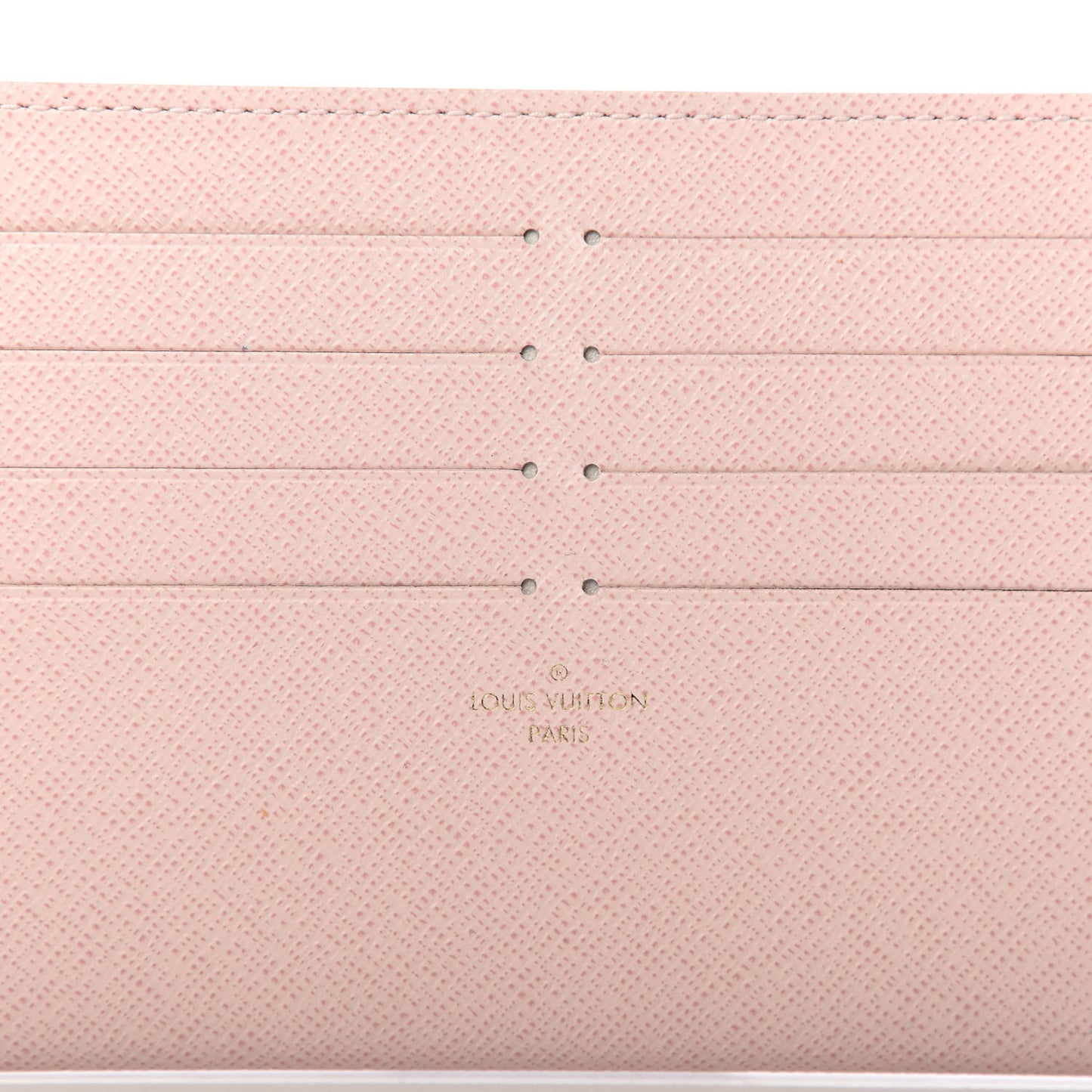 Calfskin Felicie Card Holder Insert Rose Ballerine