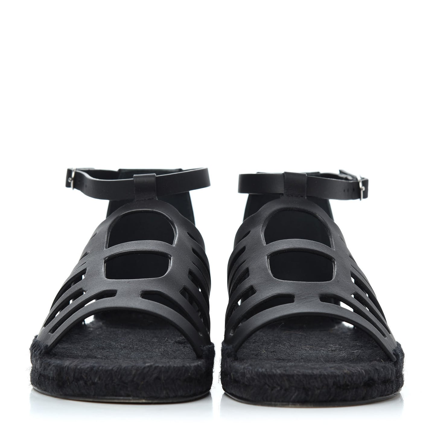 Calfskin Costanza Espadrilles 39 Black