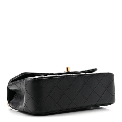 Chanel Lambskin Quilted Mini Rectangular Flap Black 4 of 11