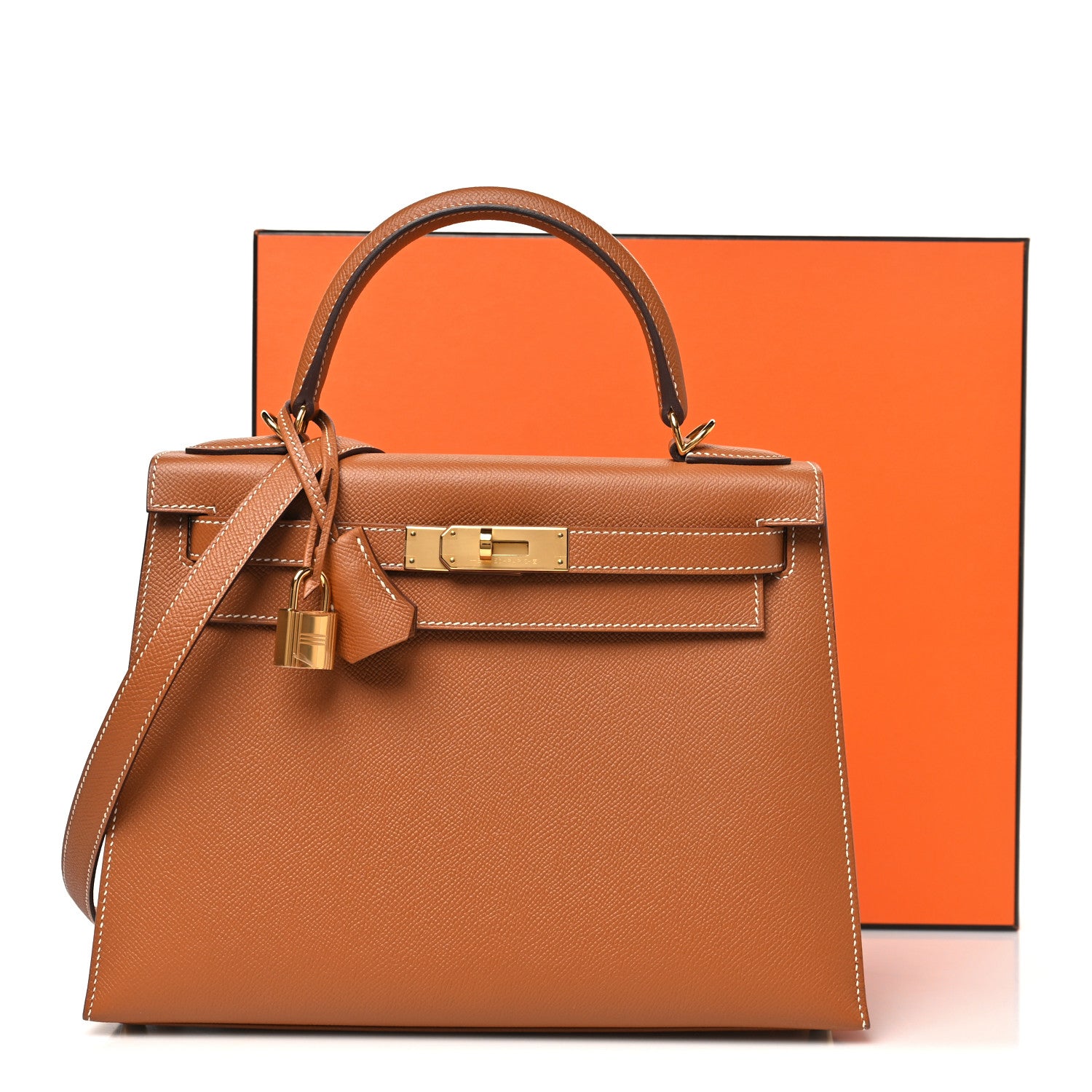 Hermes Epsom Kelly Sellier 28 Gold 11 of 11
