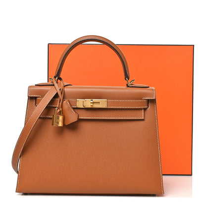 Hermes Epsom Kelly Sellier 28 Gold 11 of 11