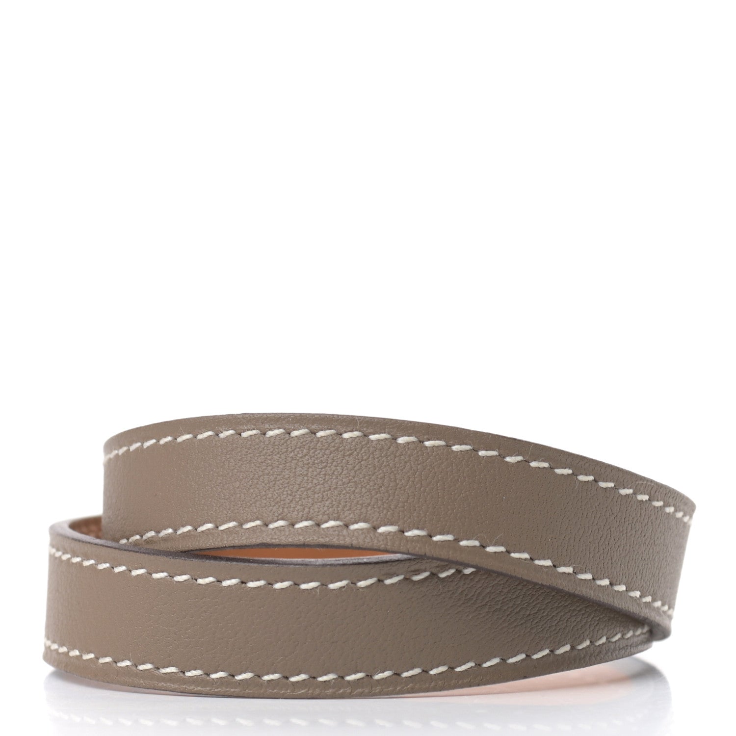 Hermes Swift Kelly Double Tour Bracelet T2 Etoupe 3 of 4